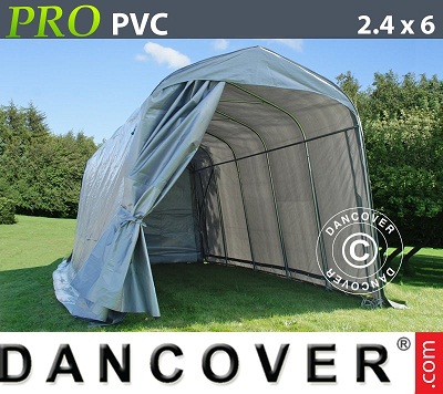 Tenda capannone garage PRO 2,4x6x2,4 m PVC