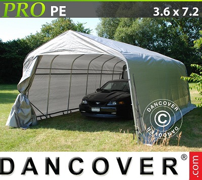 Tenda capannone garage PRO 3,6x7,2x2,7 m