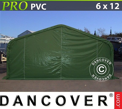 Tenda capannone PRO 6x12x3,7 m PVC