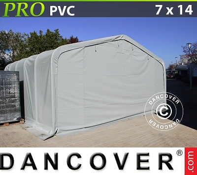 Tenda capannone PRO 7x14x3,8 m PVC