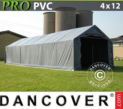 Tenda capannone PRO 4x12x2x3,1 m, PVC
