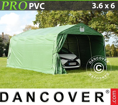 Tenda capannone PRO 3,6x6x2,7 m PVC, verde