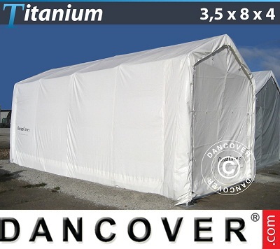 Tenda capannone barche Titanium 3,5x8x3x4 m