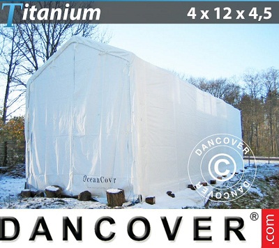 Tenda capannone barche Titanium 4x12x3,5x4,5 m